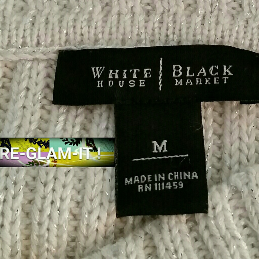 WHBM....IVORY ..LONG SWEATER TYPE.. - Picture 7 of 8